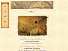 Tablet Screenshot of dawnsong.org